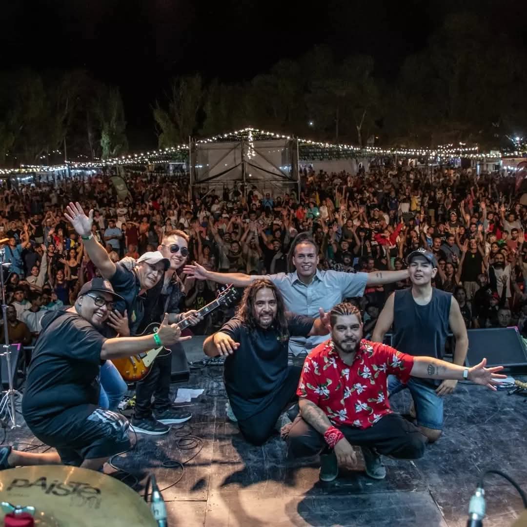 Guayubira Reggae en vivo con el público